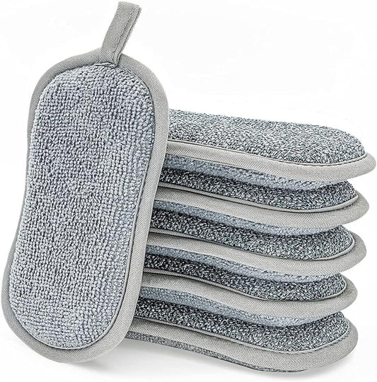 6-Pack Reusable Washing Up Sponge