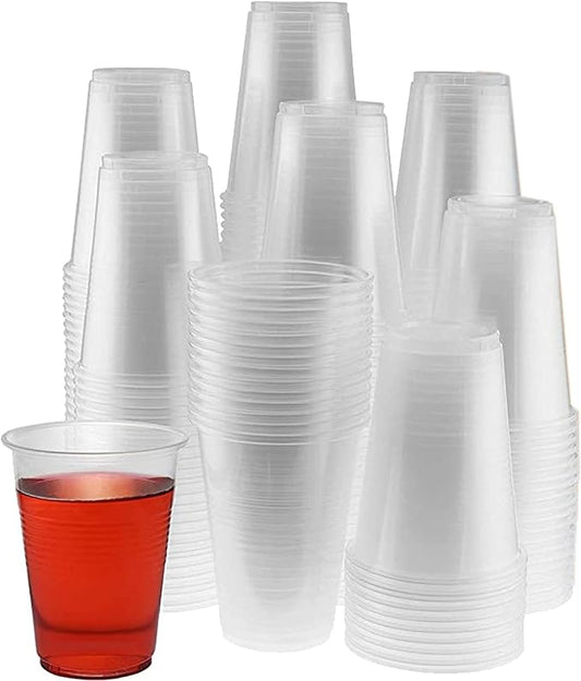 2000 x Strong Clear Drinking Glasses  7oz