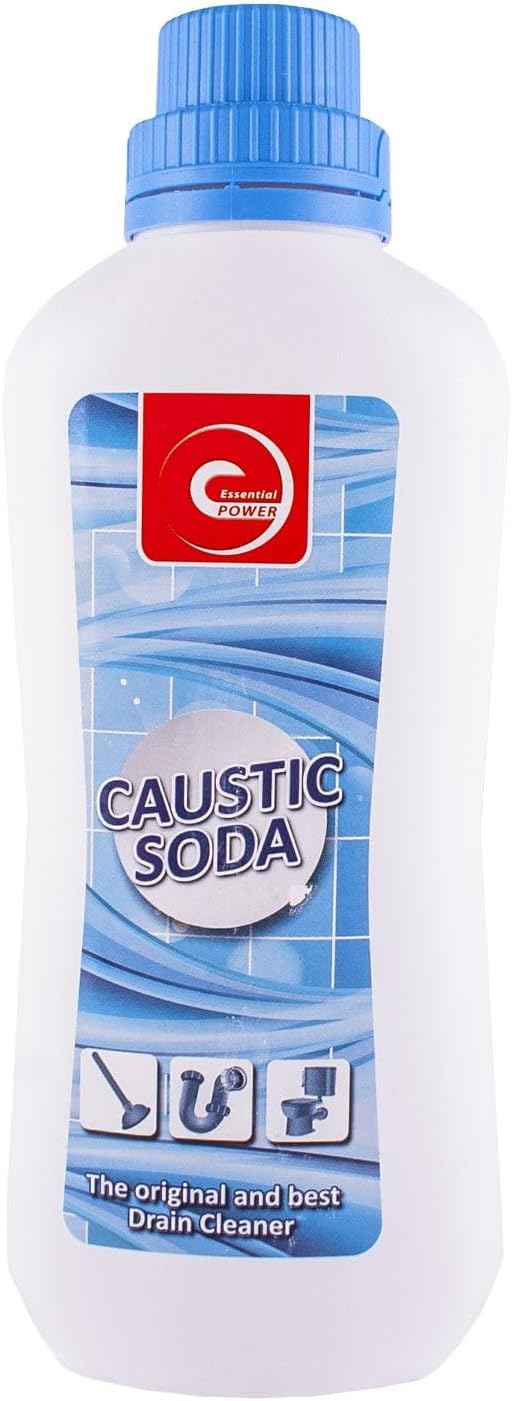 500ml Caustic Soda Drain Cleaner Powder- Prevent Clogs and Blockages | Effectively Removes Blockages, Cleaner for Blocked Drain Pipes in Sinks and shower Traps (Pack of 2)